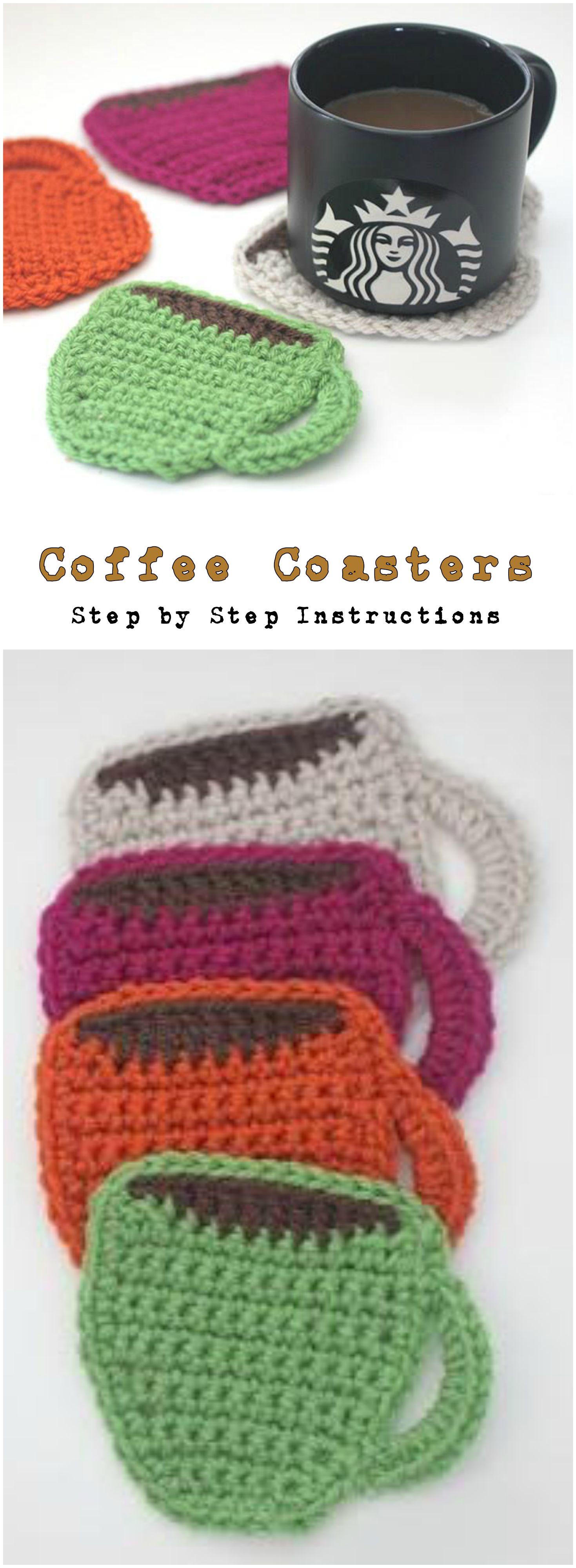 Crochet Coffee Coasters Pretty Ideas