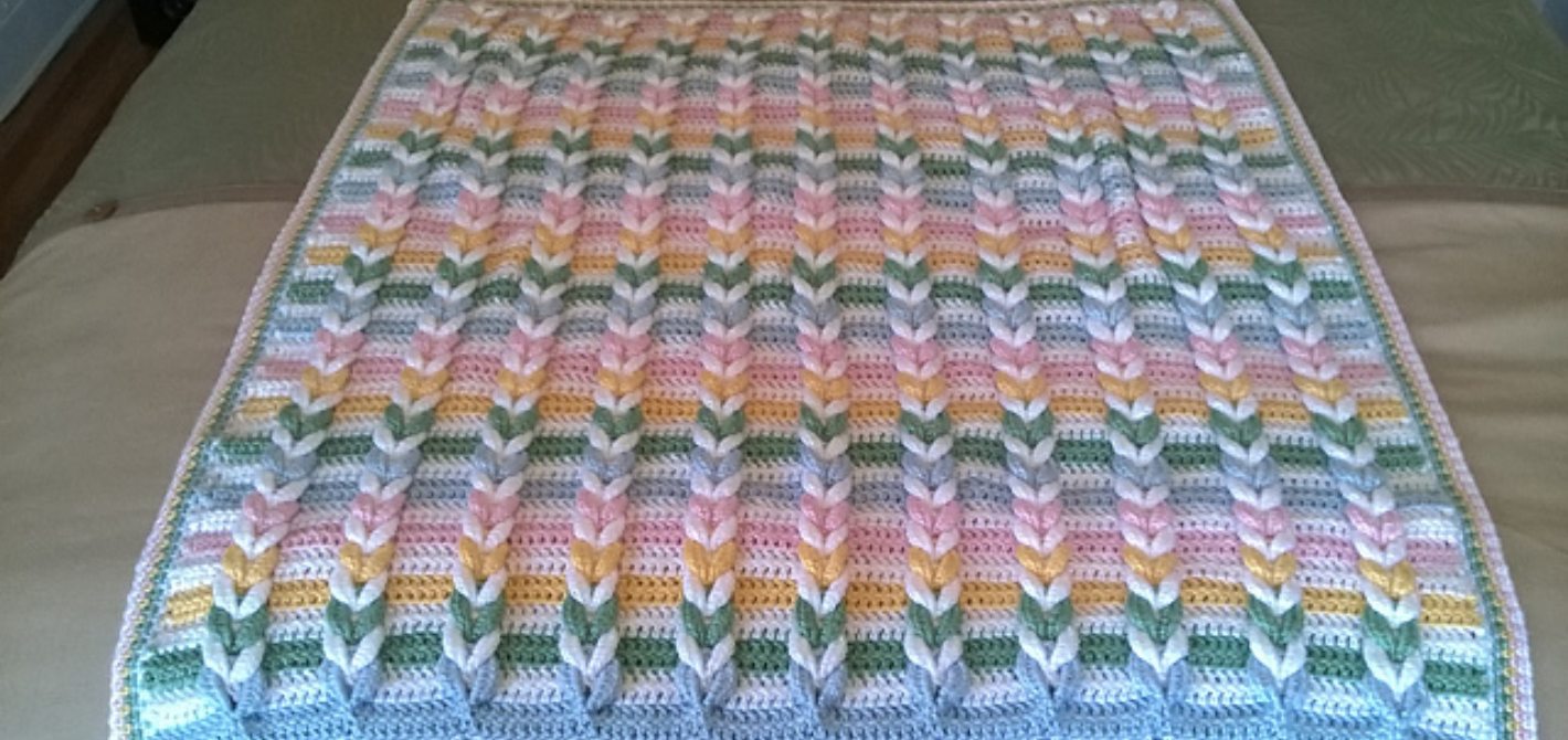 Crochet Pulled Taffy Blanket