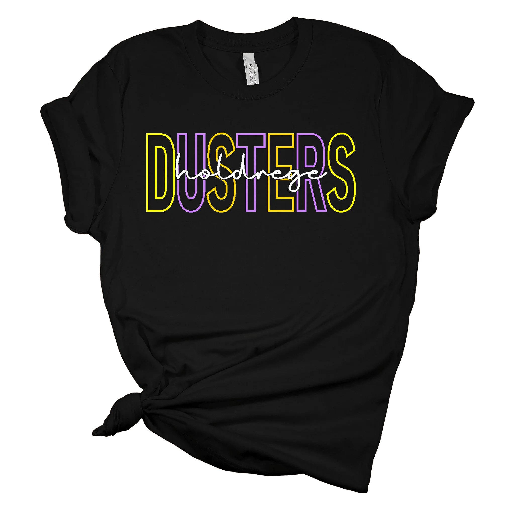 Holdrege Dusters (bold and cursive design) TShirt Pretty and