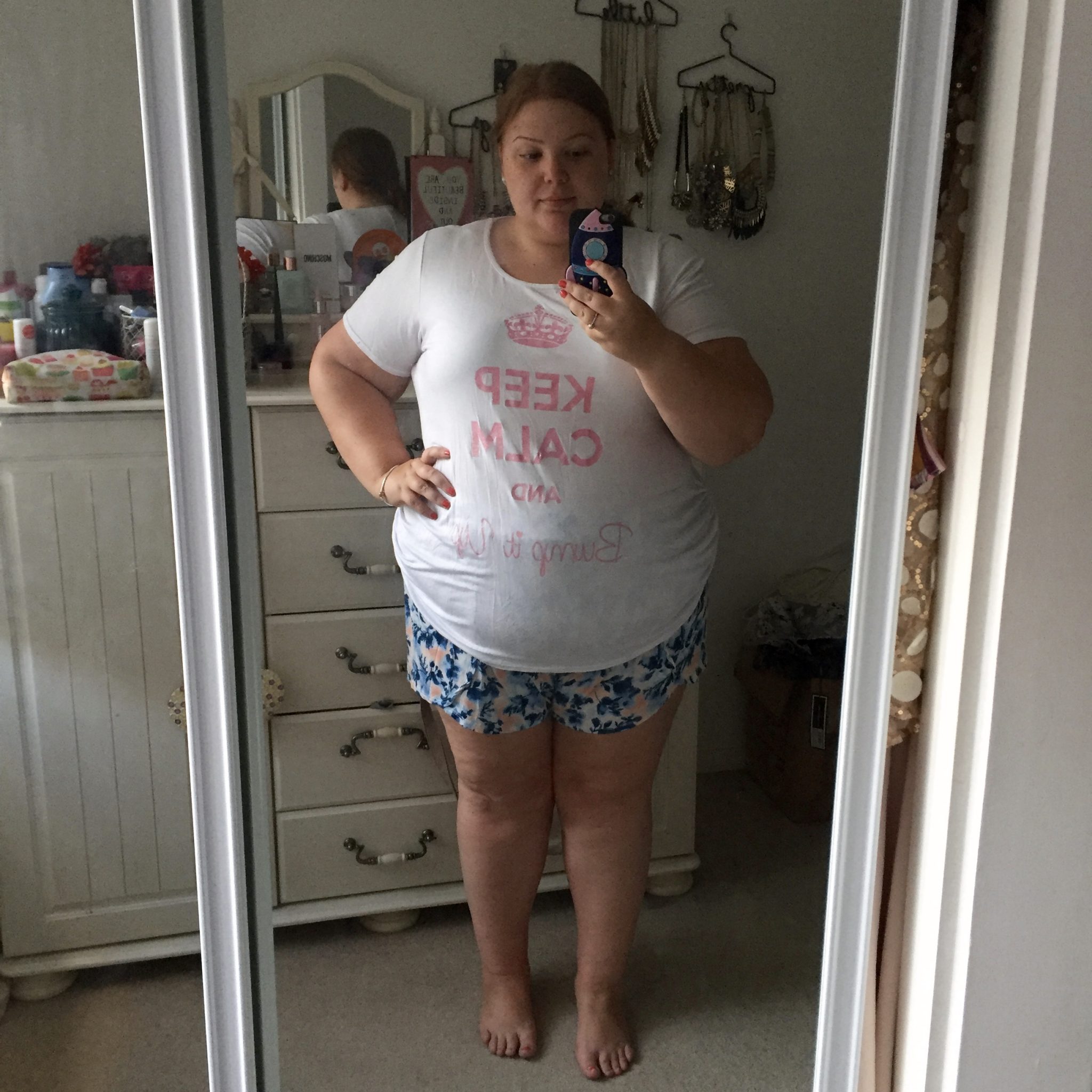 Plus Size and Pregnant Announcement & 16 Weeks Update Pretty Big