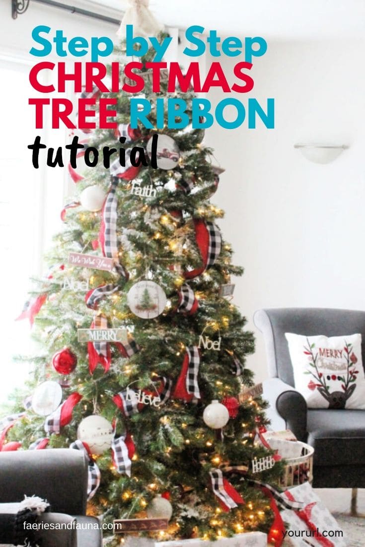 Step By Christmas Tree Ribbon Tutorial
