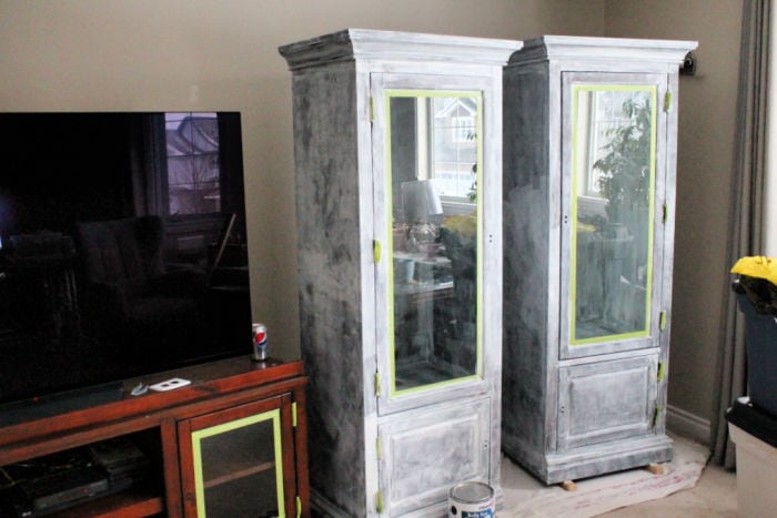 How to Repair, Paint and Organize an Entertainment Center Pretty DIY Home