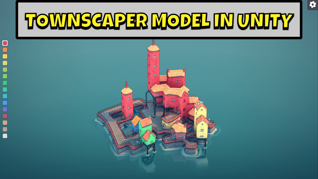 How to import Townscaper models into Unity and make them look good