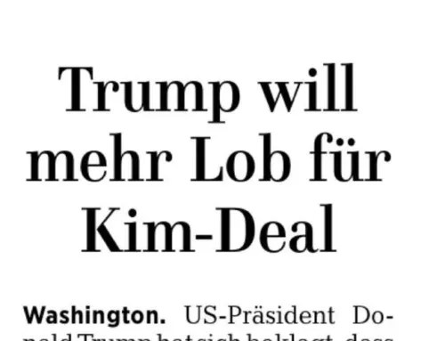 Trump will mehr Lob für Kim-Deal