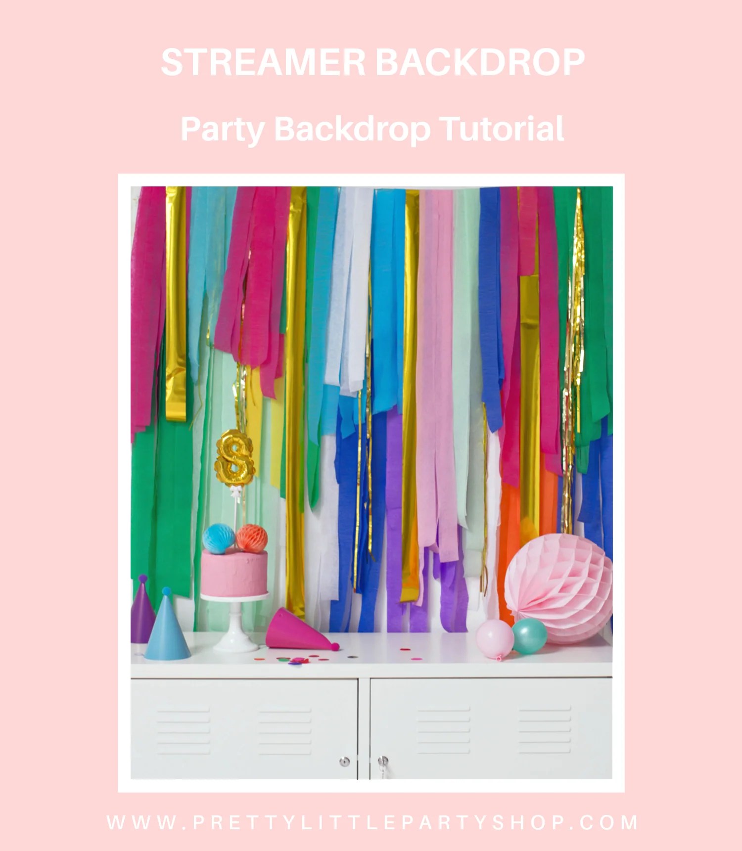 DIY Party Streamer Backdrop Tutorial Easy DIY Party Backdrops