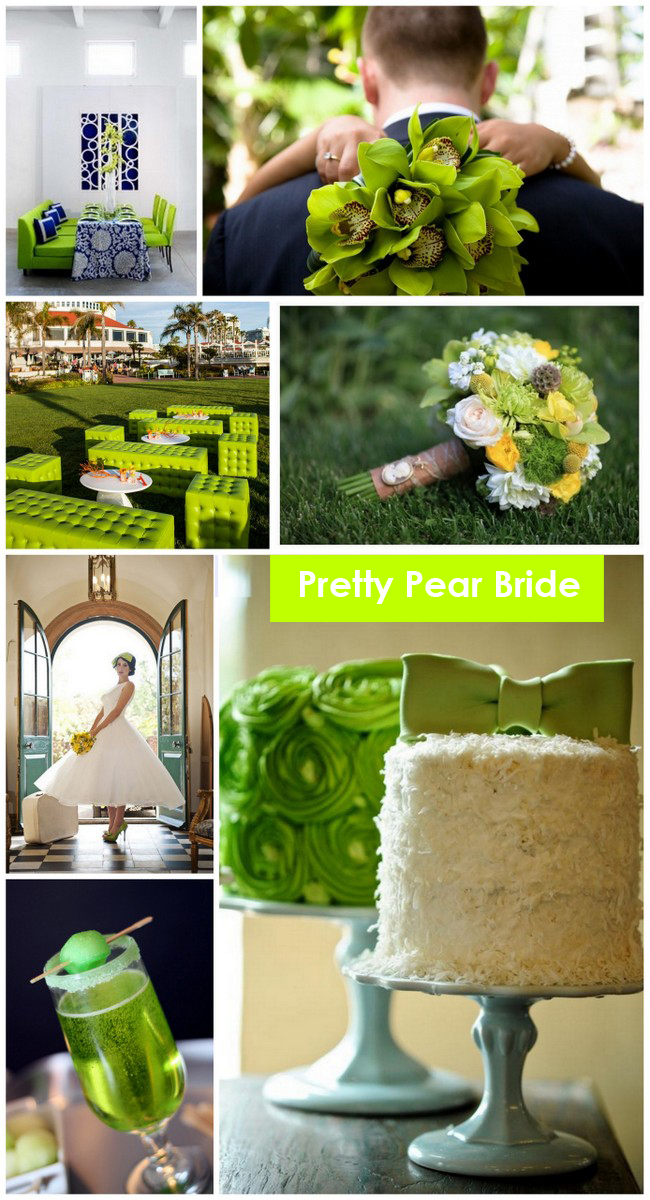 {Color Inspiration} Lime Green The Pretty Pear Bride Plus Size