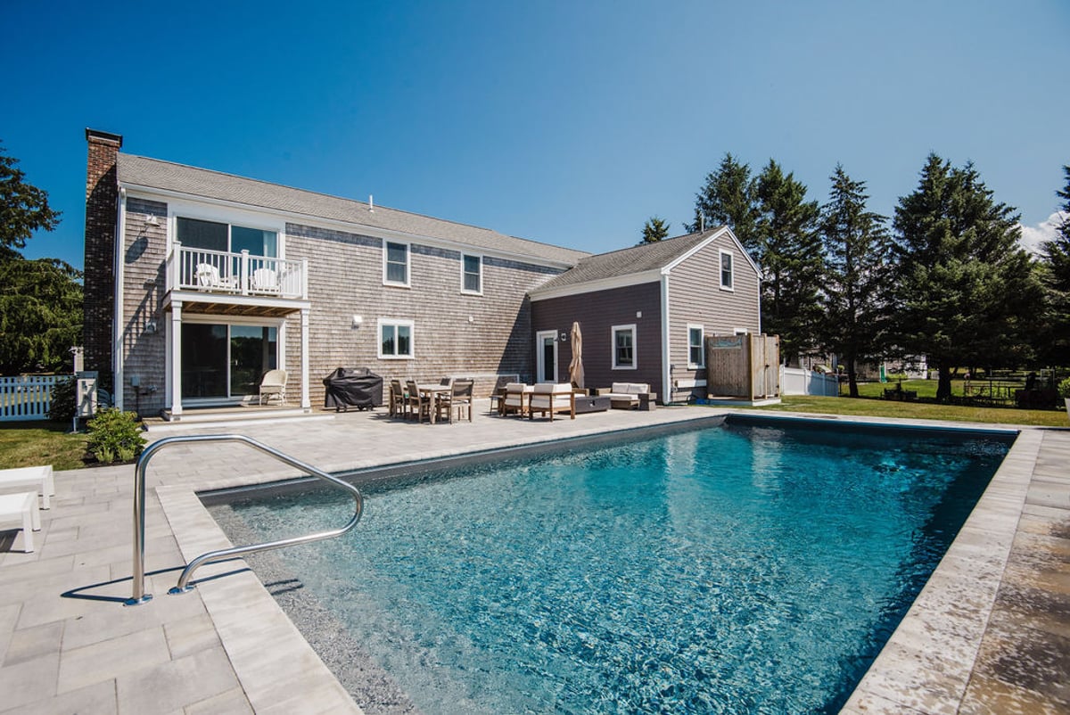 Relax by the Pool at our Cape Cod Vacation Rentals with Pool Pretty Picky