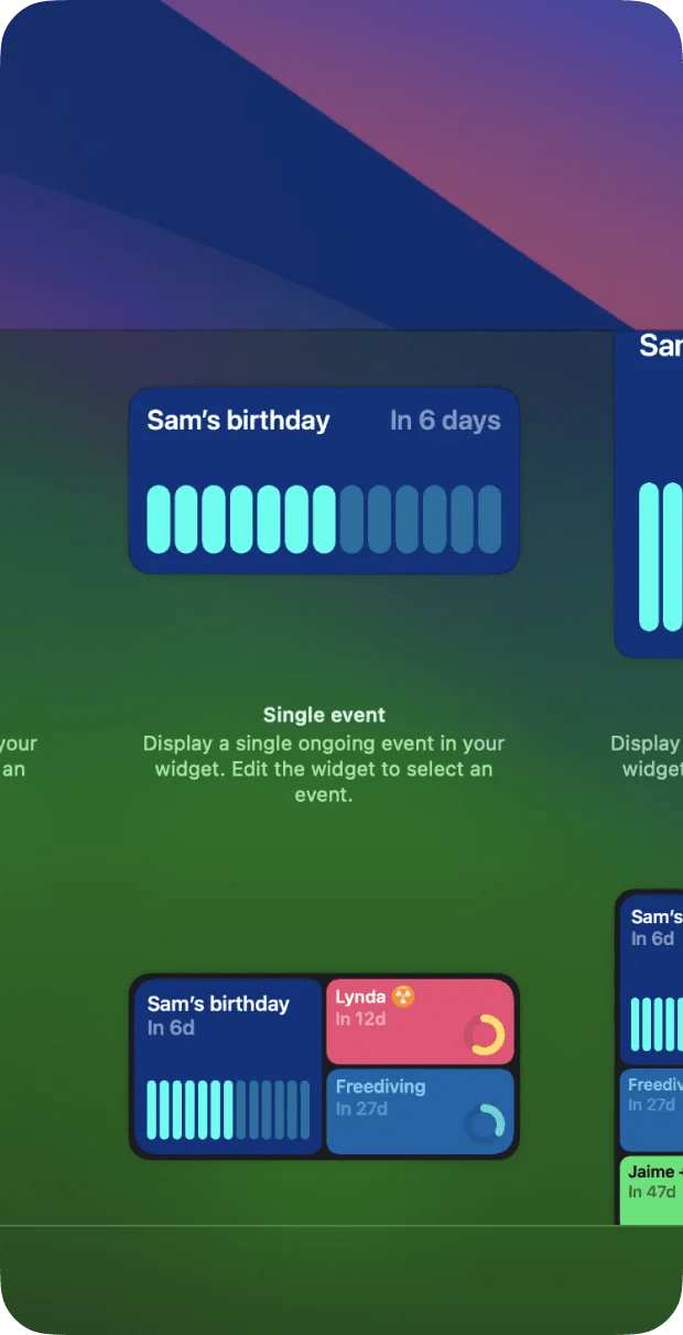How to add countdown widgets on your Mac