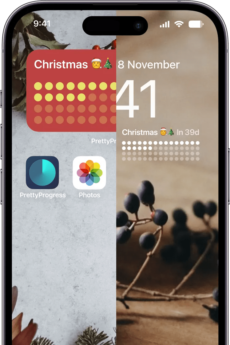 Know how many days until Christmas with a Countdown Widget on your iPhone