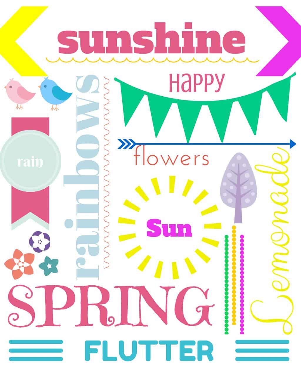 Spring Free Printable Pretty Providence