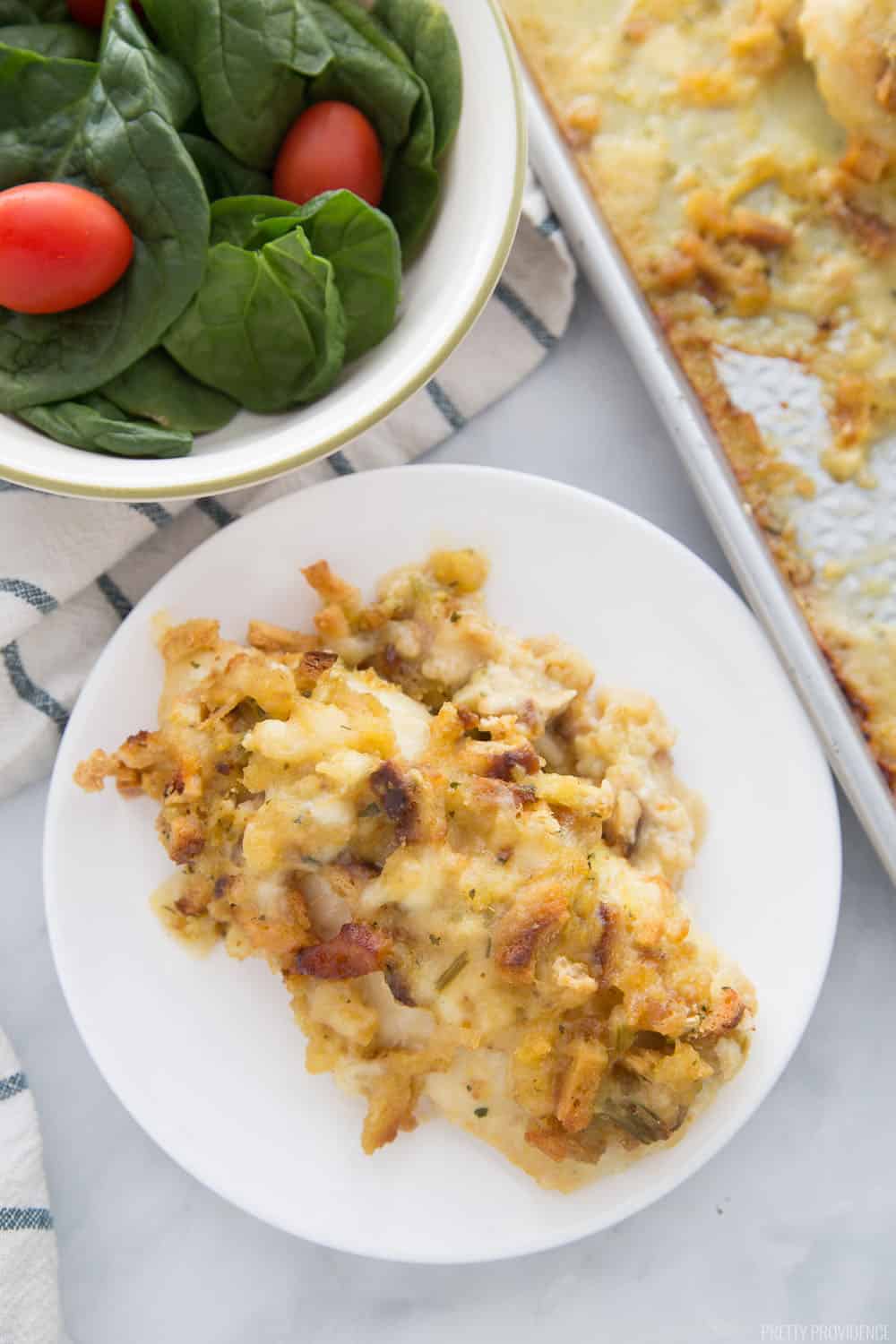 Easy Chicken and Stuffing Bake Pretty Providence