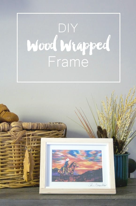 DIY Wood Wrapped Frame Pretty Providence