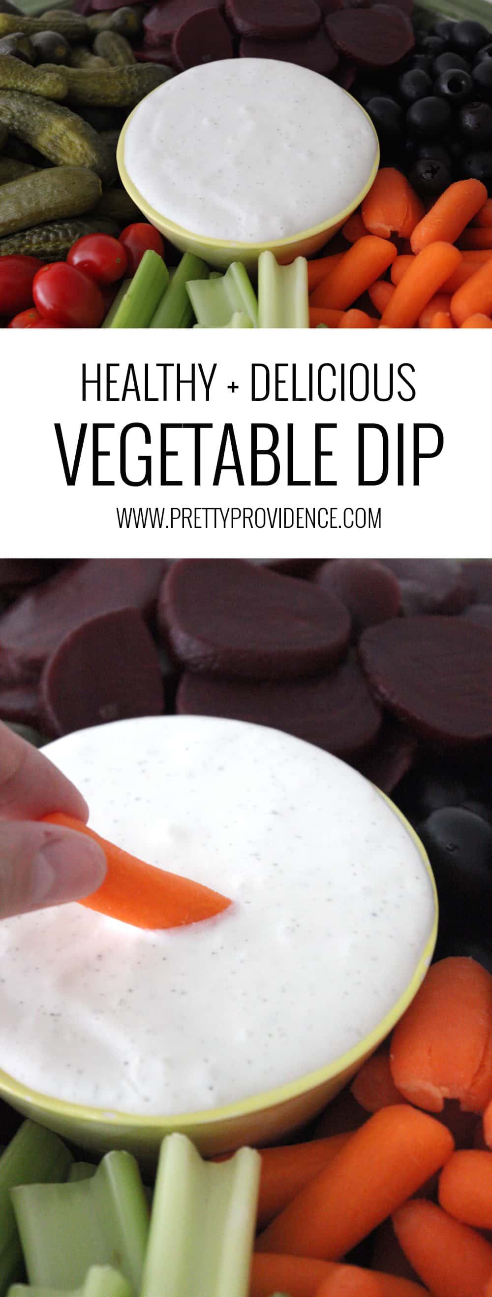 healthy vegetable dip