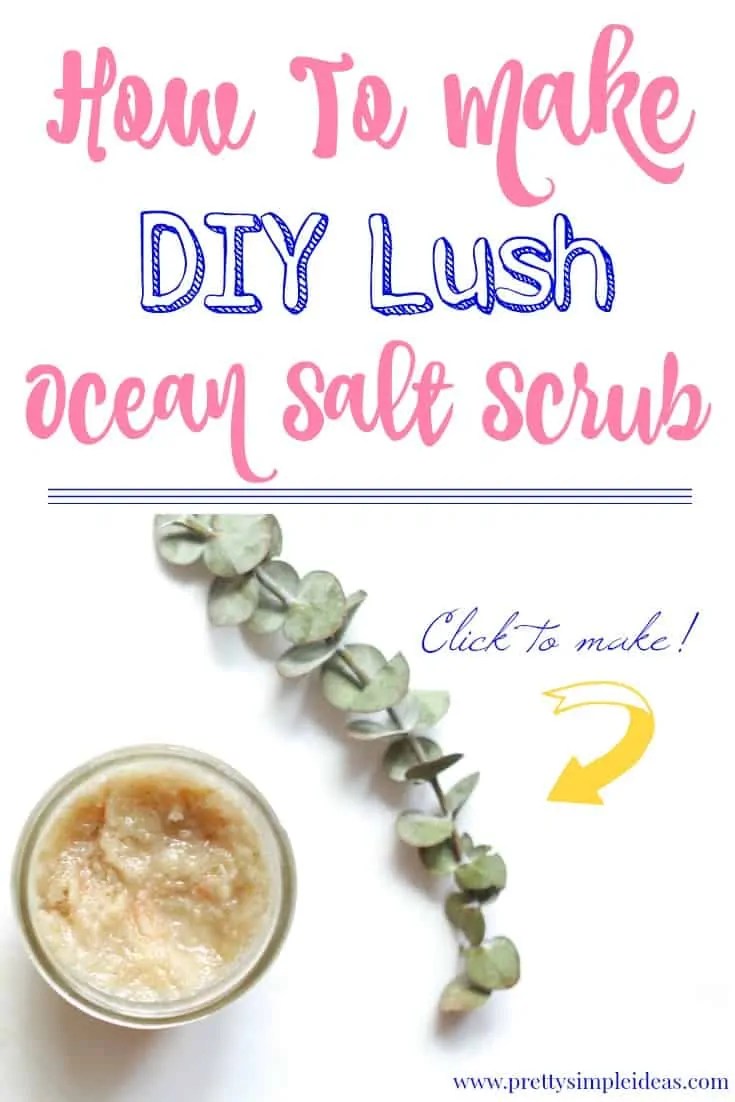 DIY Lush Salt Scrub