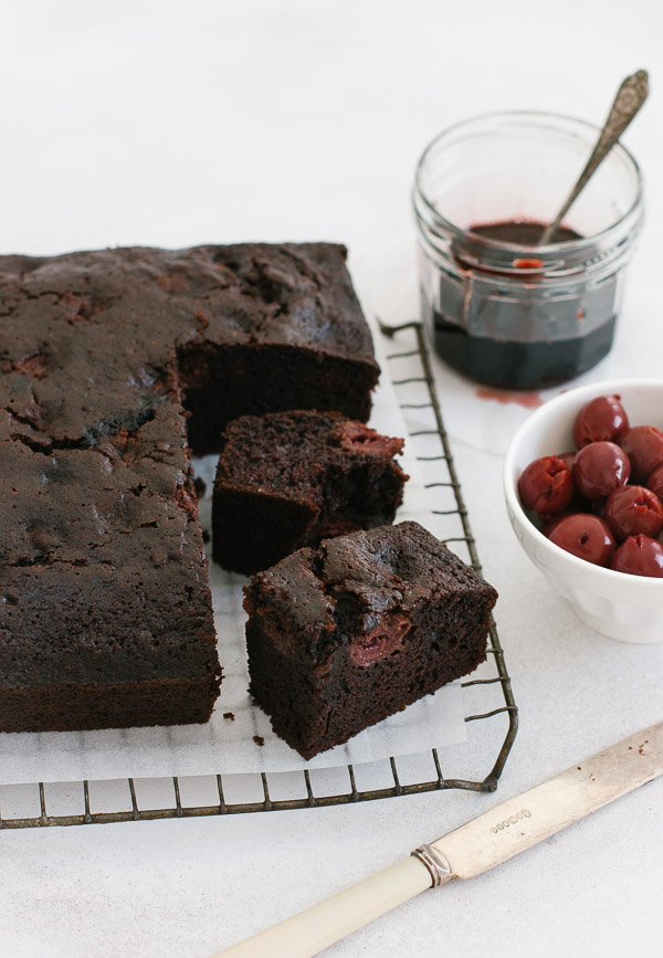 Chocolate Cherry Cake Pretty. Simple. Sweet.