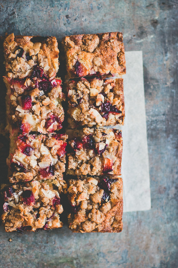 Plum Ginger Coffee Cake Pretty. Simple. Sweet.