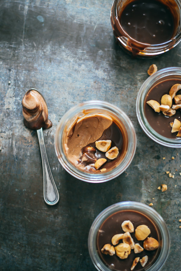 Milk Chocolate Hazelnut Mousse Pretty. Simple. Sweet.