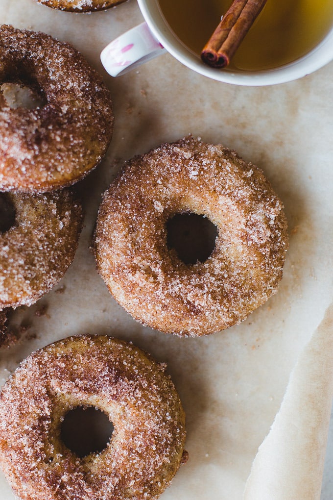The Most Amazing Baked Apple Cider Donuts Pretty. Simple. Sweet.
