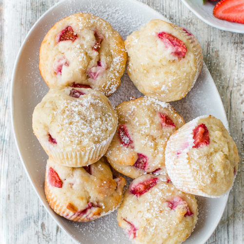 MeltInYourMouth Strawberry Ricotta Muffins Pretty. Simple. Sweet.
