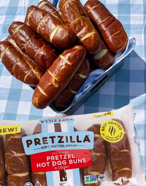 PRETZILLA® Pretzel Hot Dog Bun PRETZILLA