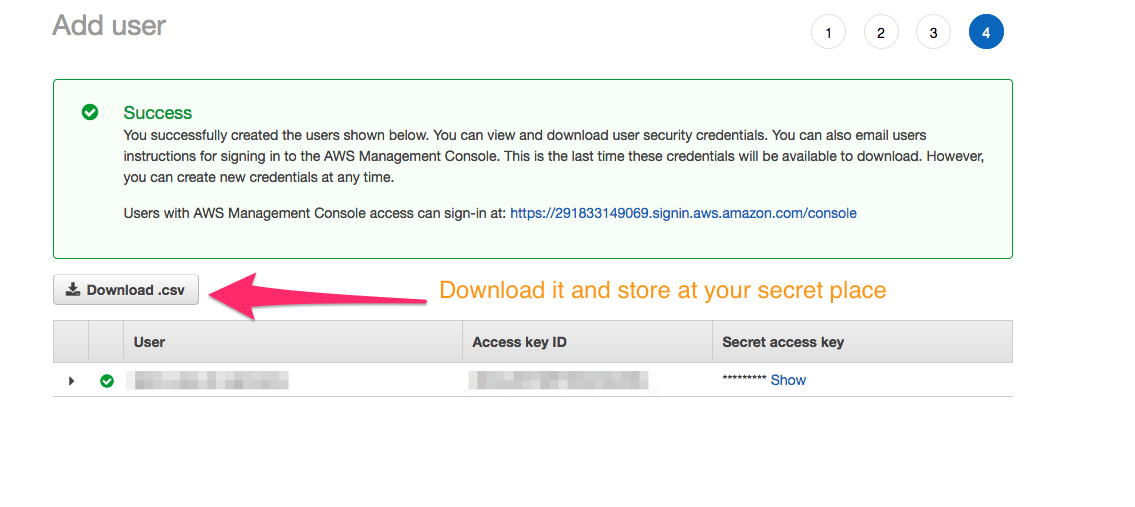 How to Create Amazon S3 Bucket and Get User Access Key Prevent Direct