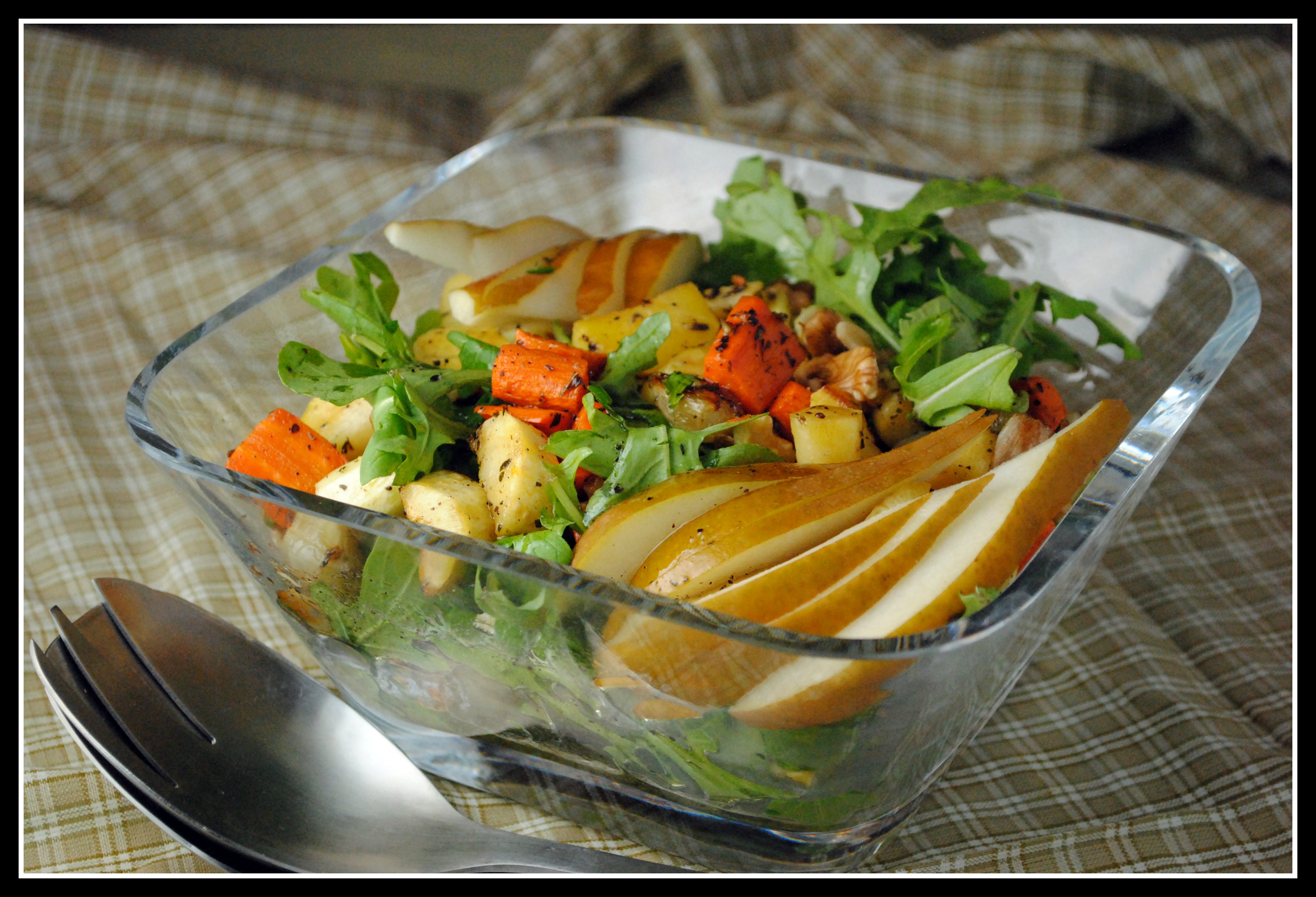 Roasted Root Vegetable Salad Prevention RD
