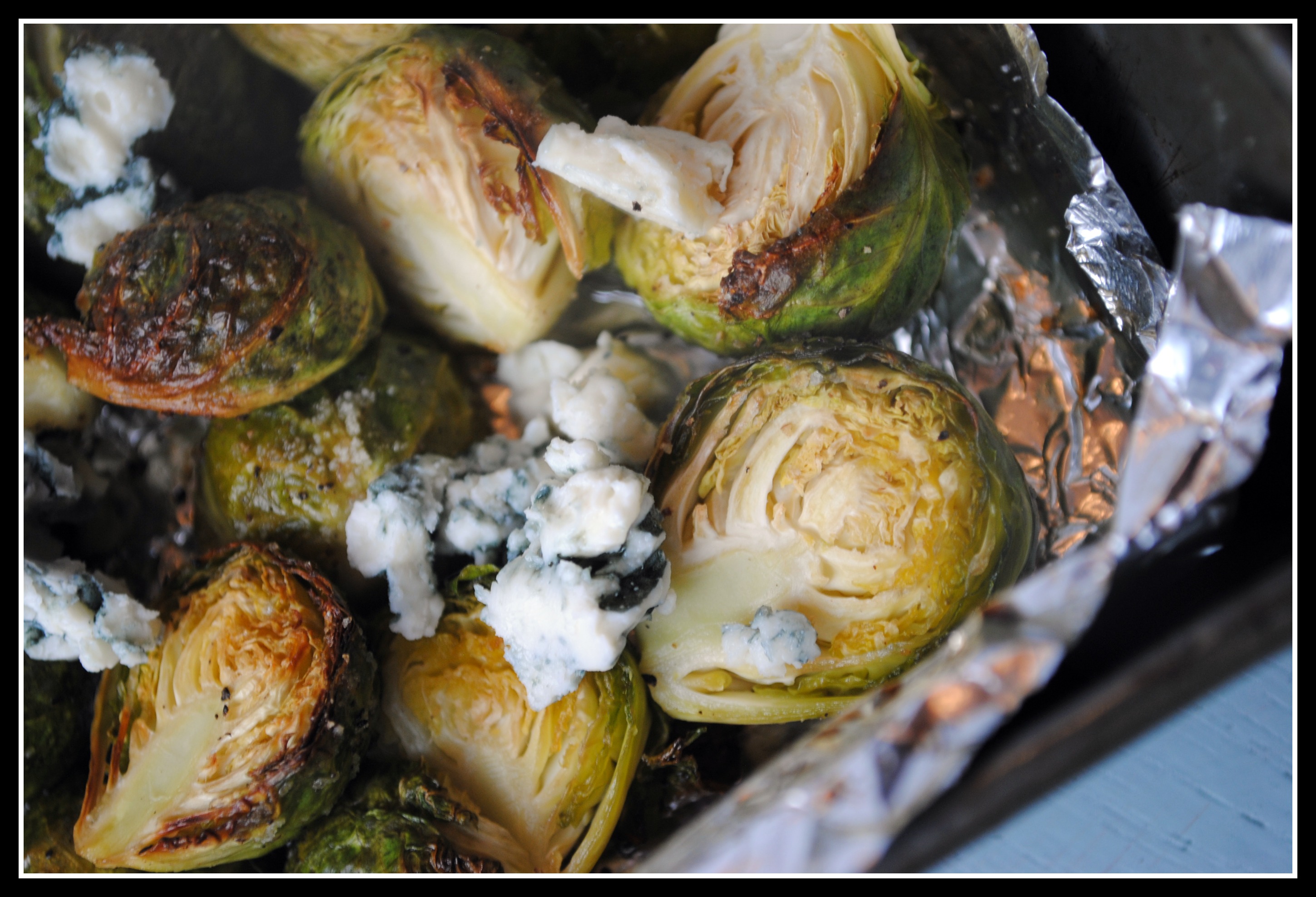 Blue Cheese Roasted Brussels Sprouts Prevention RD