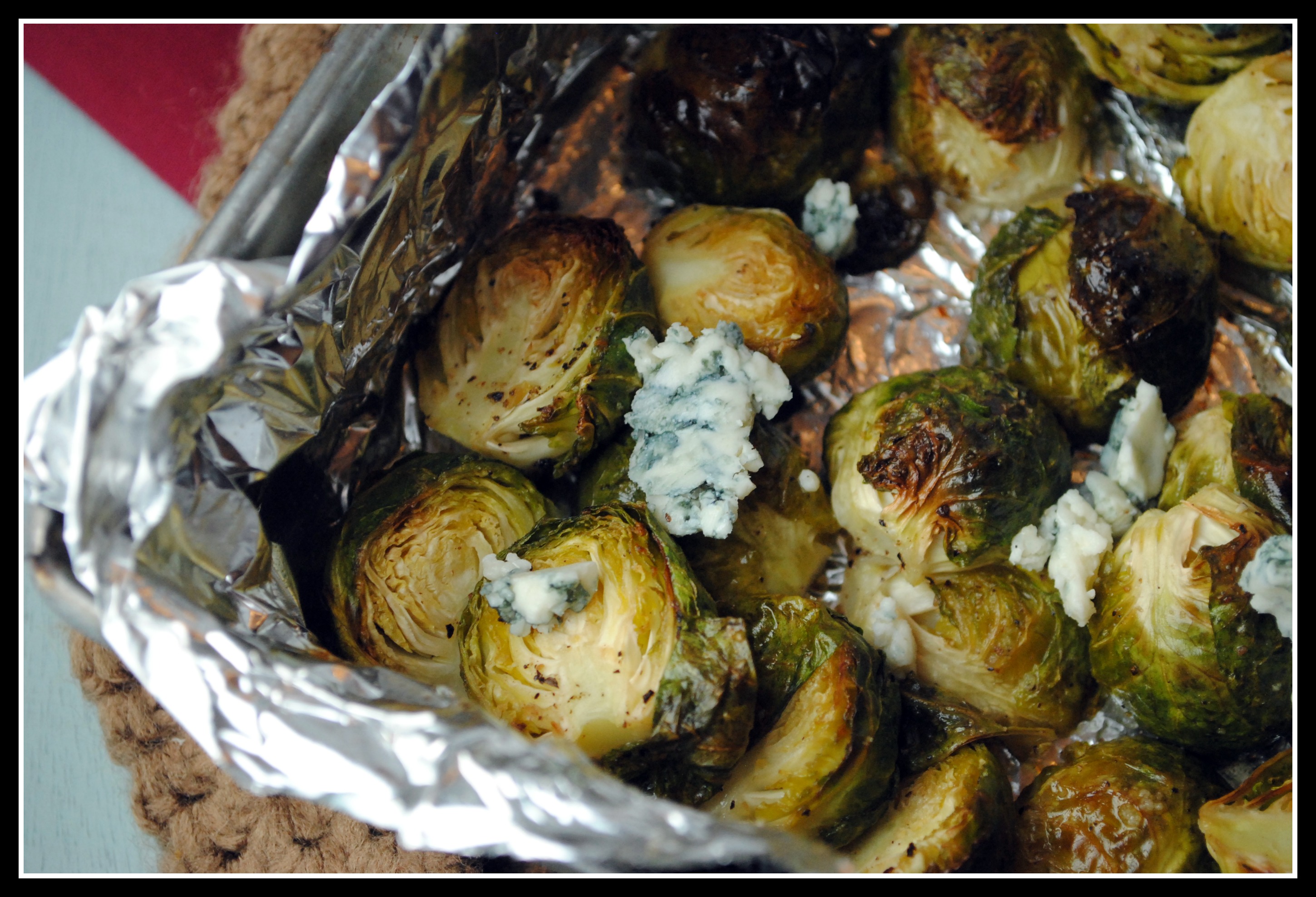 Blue Cheese Roasted Brussels Sprouts Prevention RD