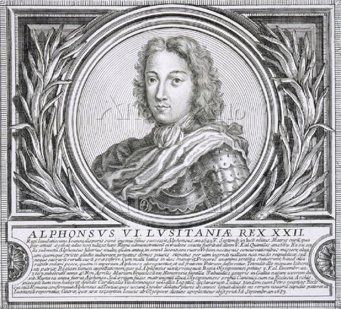 Title： Alphonse VI of Portugal (litho) Location： Private … [22239643]の