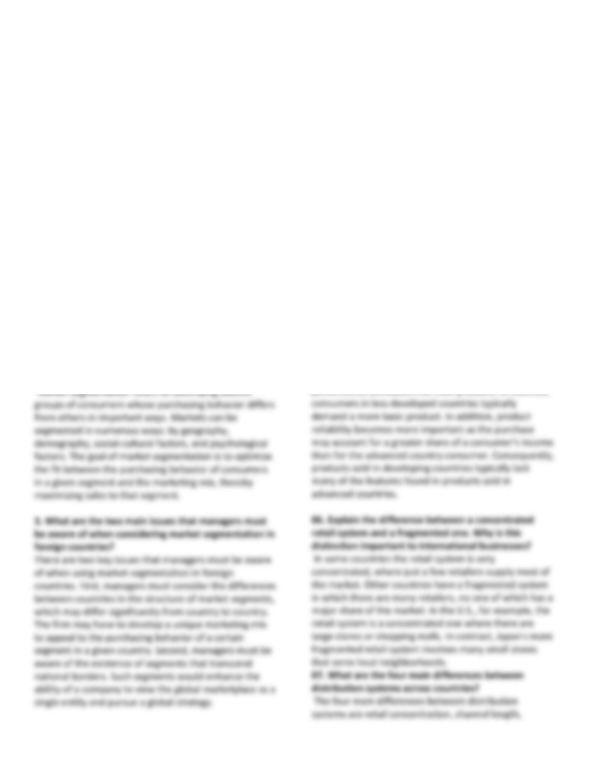 Chapter 17 Global Marketing Get 24/7 Homework Help