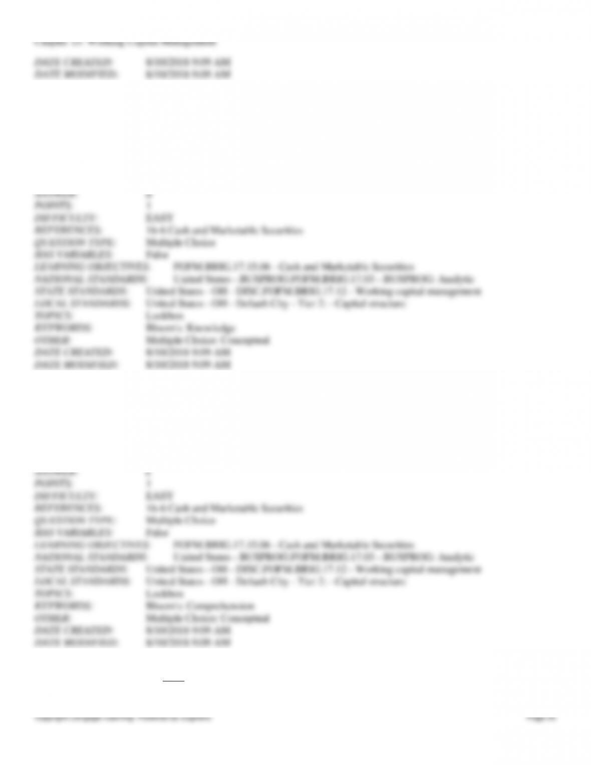 9781337902571 Test Bank Chapter 15 Part 2 Get 24/7 Homework Help