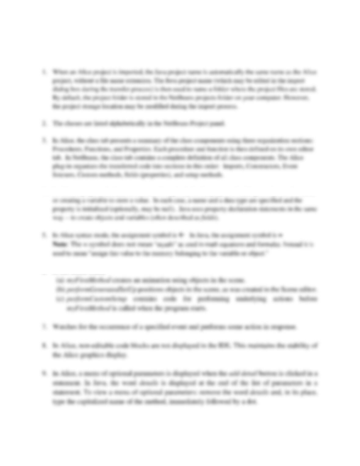 ObjectOriented Software Design Chapter 8 Answers Concept Questions