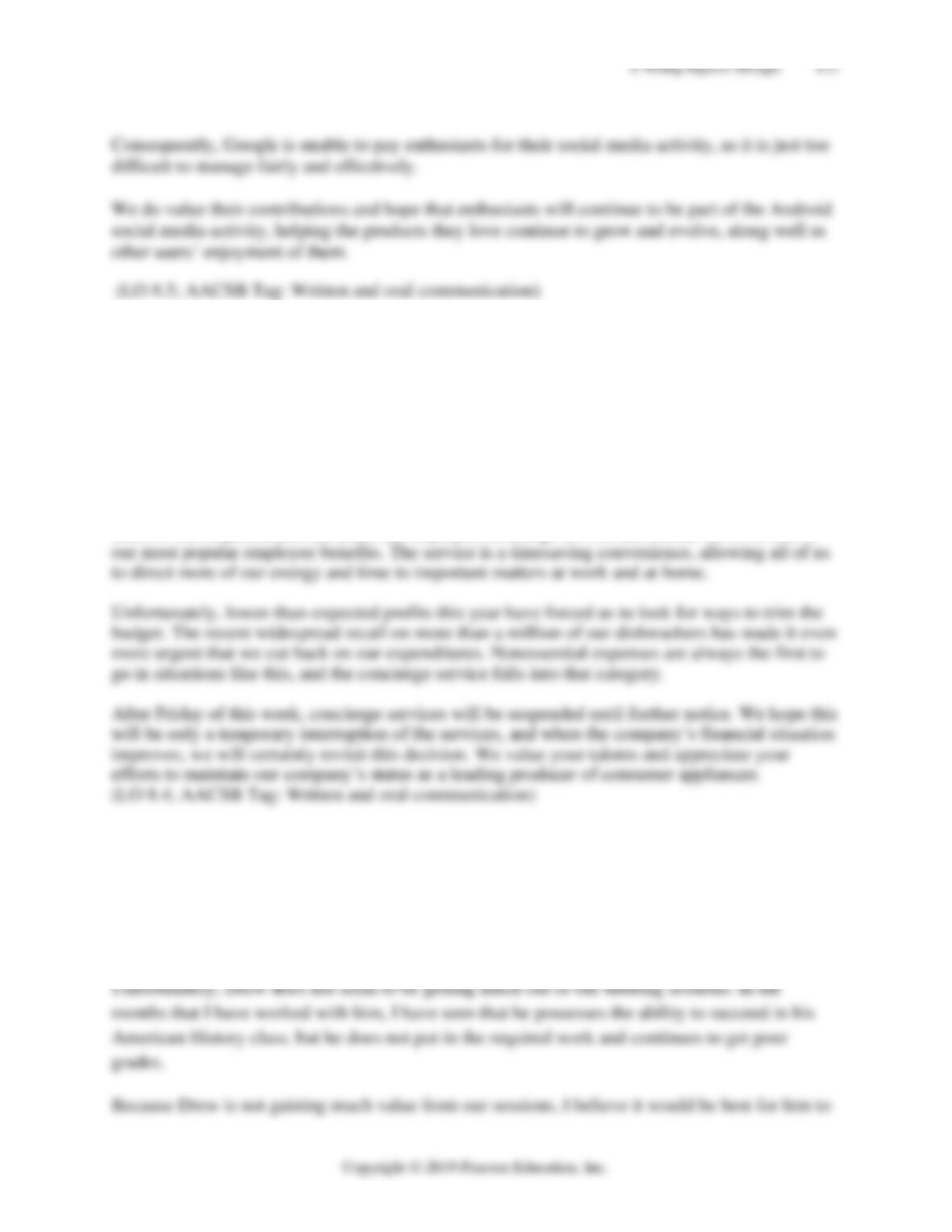 Business Communication Chapter 8 Writing Negative Messages