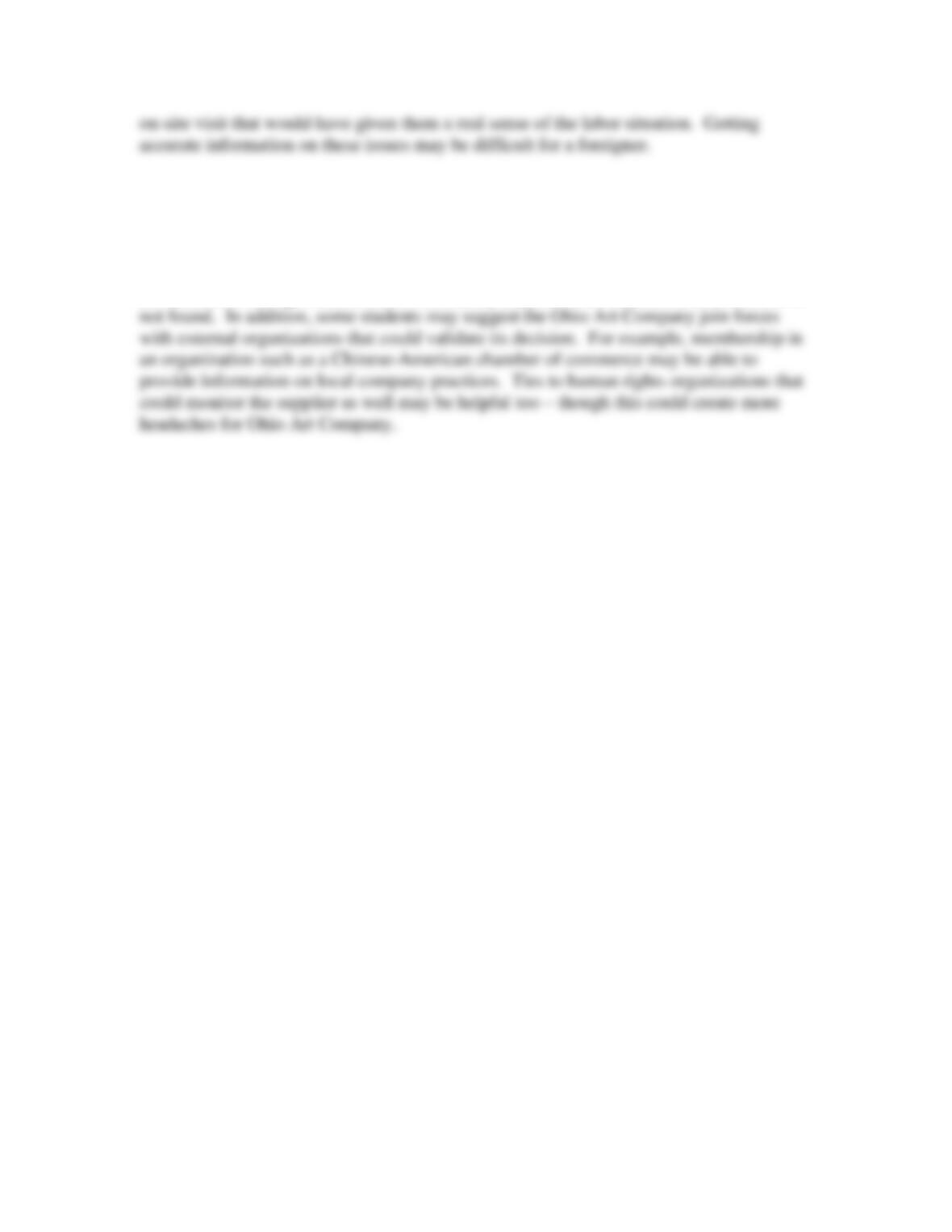 International Business Chapter 5 Ethics International