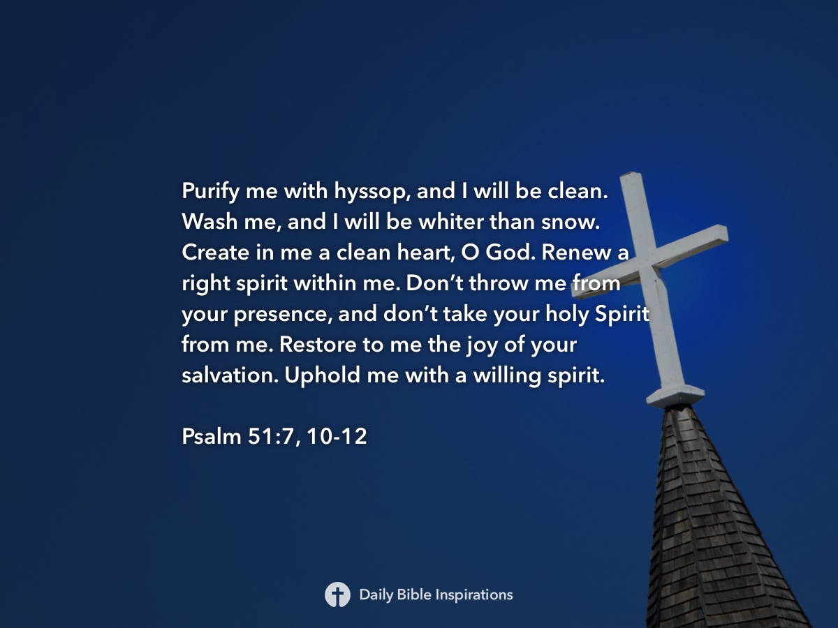 Psalm 517, 1012 Daily Bible Inspirations
