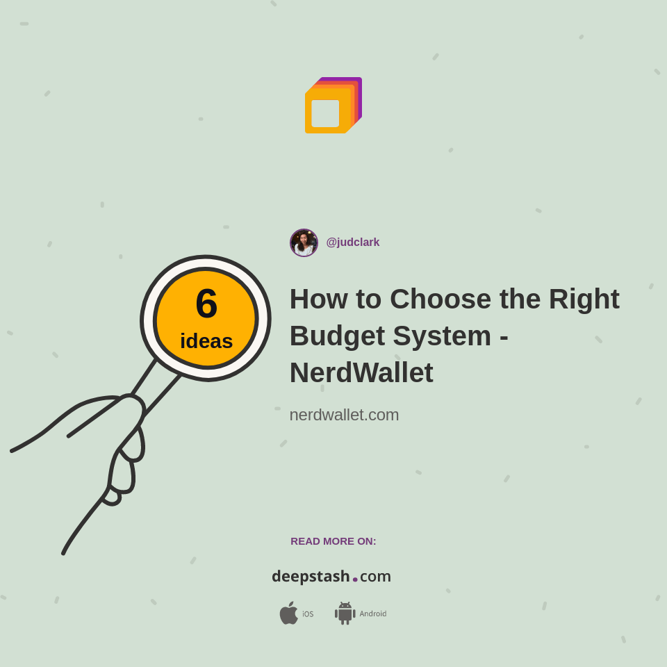 How to Choose the Right Budget System NerdWallet Deepstash