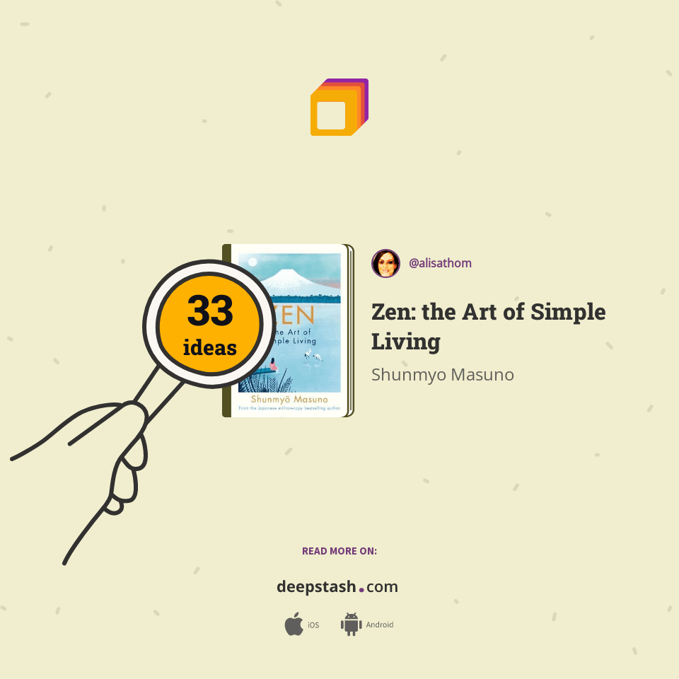 Zen the Art of Simple Living Deepstash