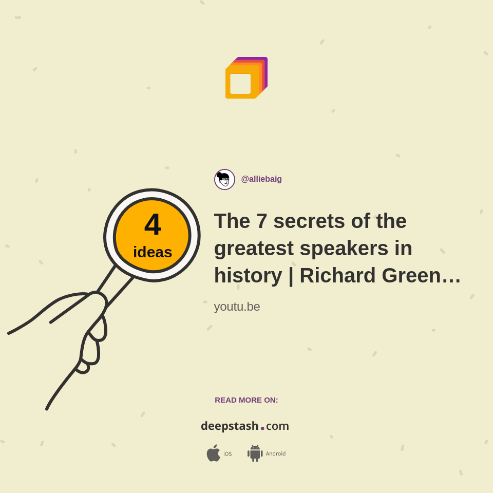 The 7 secrets of the greatest speakers in history Richard Greene
