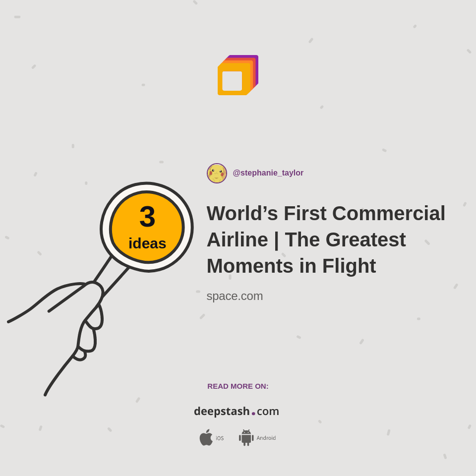 World’s First Commercial Airline The Greatest Moments in Flight