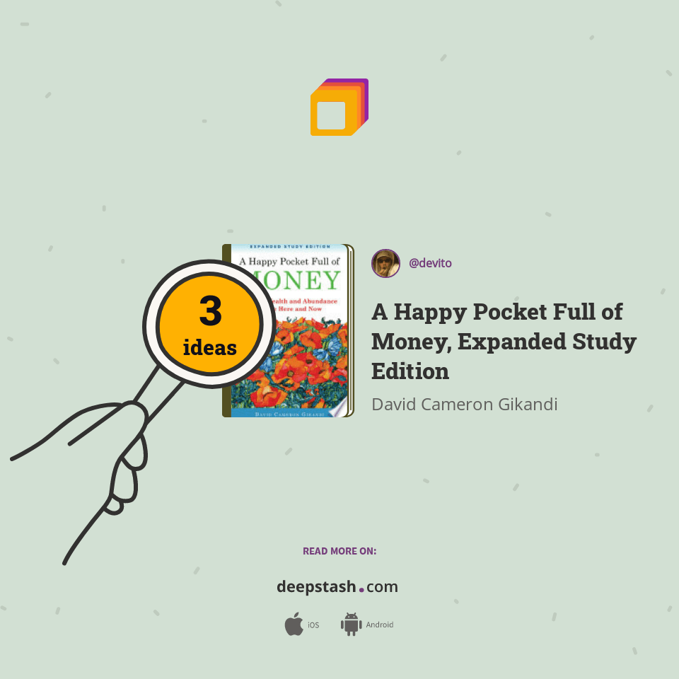 A Happy Pocket Full of Money, Expanded Study Edition Deepstash