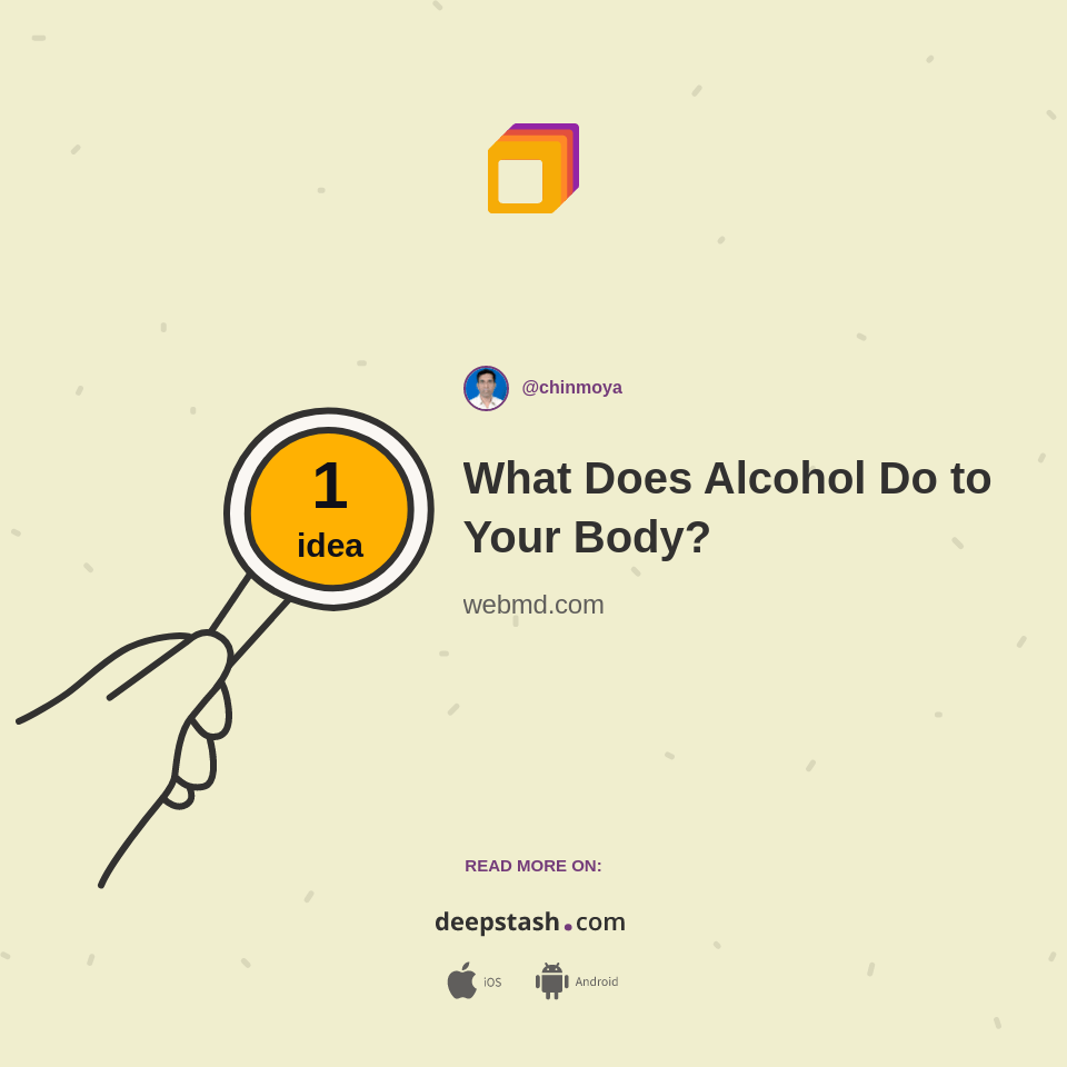 What Does Alcohol Do to Your Body? Deepstash