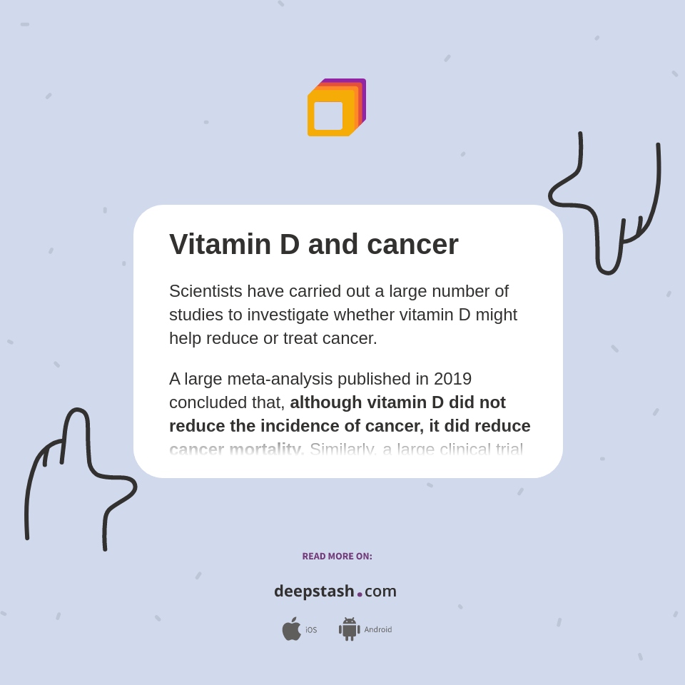 Vitamin D and cancer Deepstash