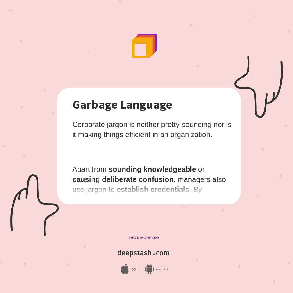 Garbage Language Deepstash