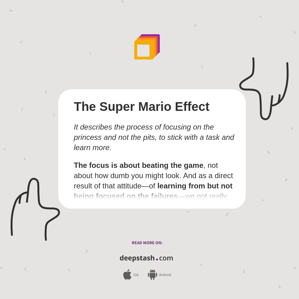 The Super Mario Effect Deepstash