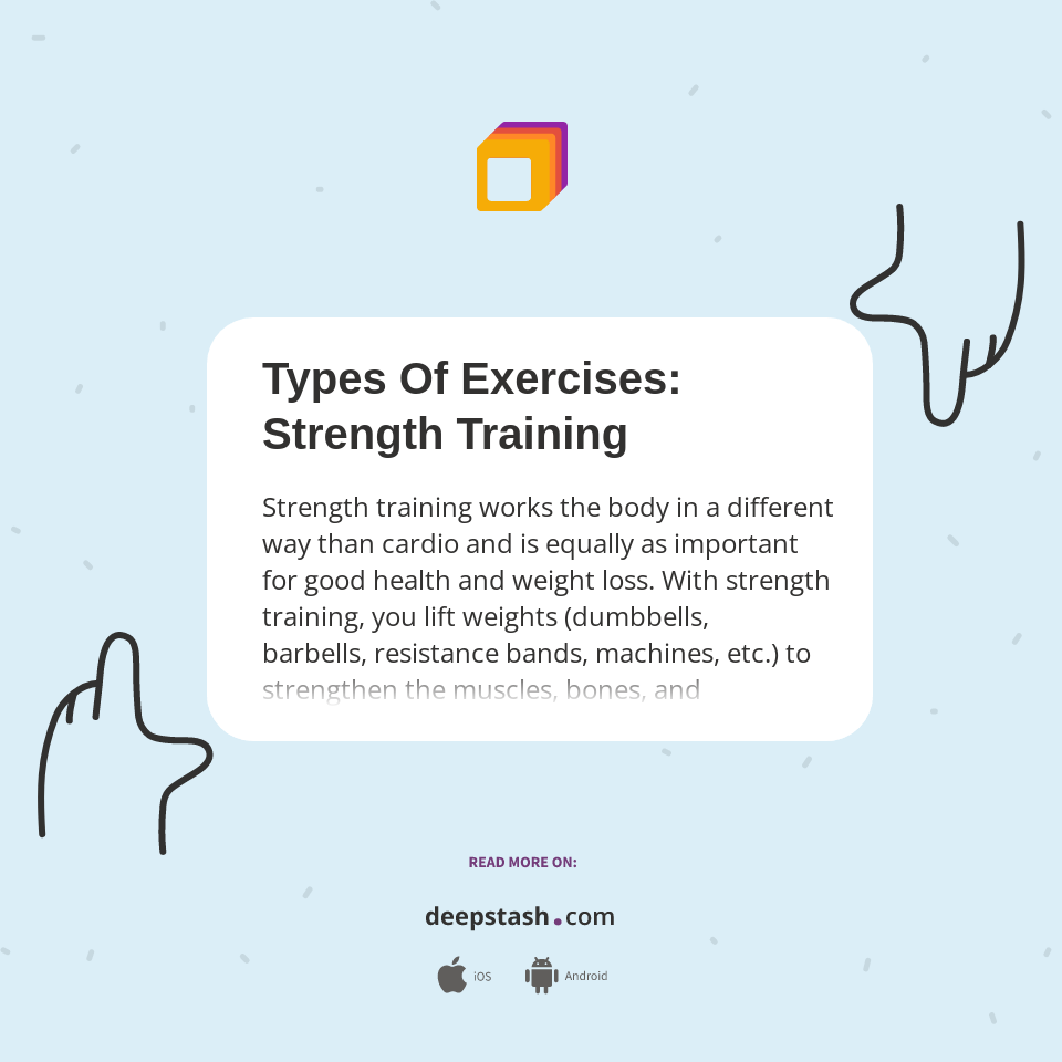 Types Of Exercises Strength Training Deepstash