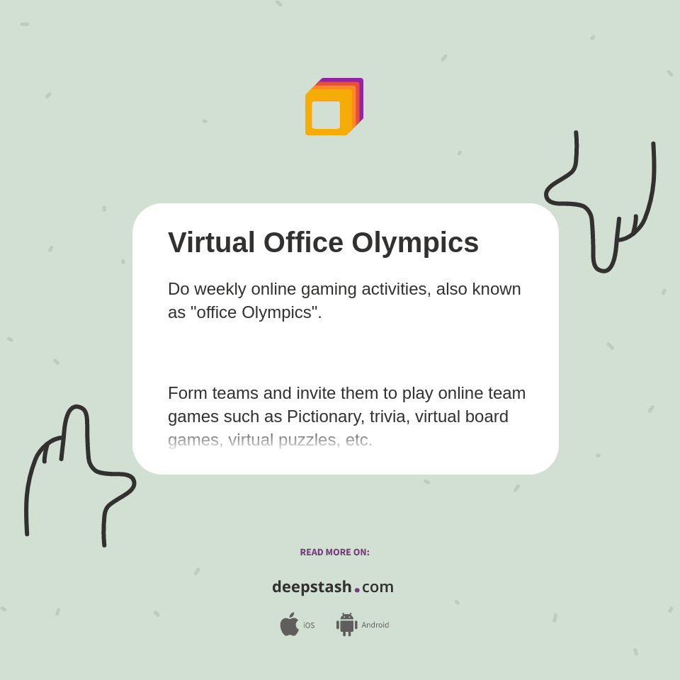 Virtual Office Olympics Deepstash
