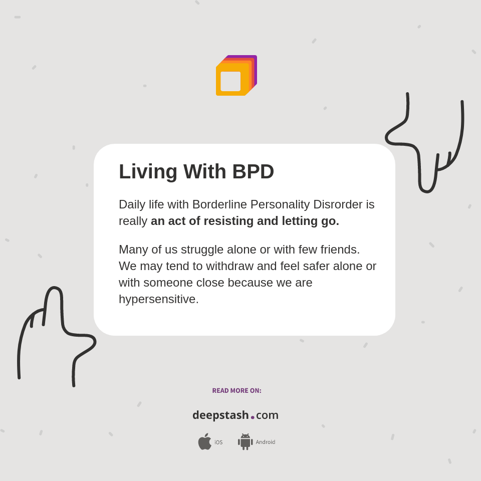 Living With BPD Deepstash