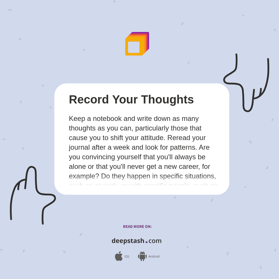 Record Your Thoughts Deepstash