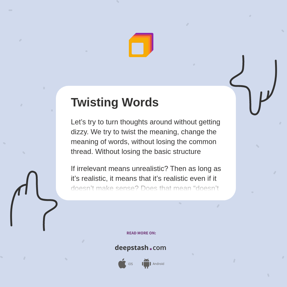 Twisting Words Deepstash