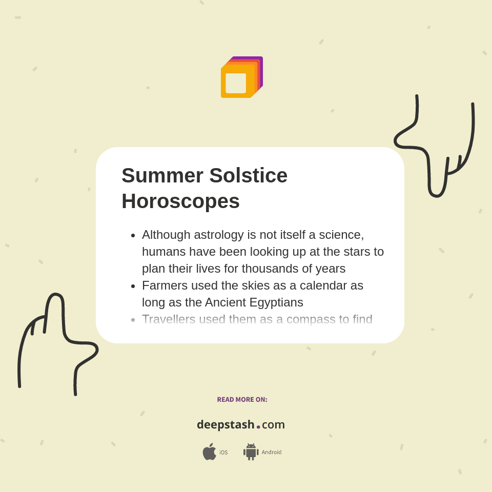 Summer Solstice Horoscopes Deepstash